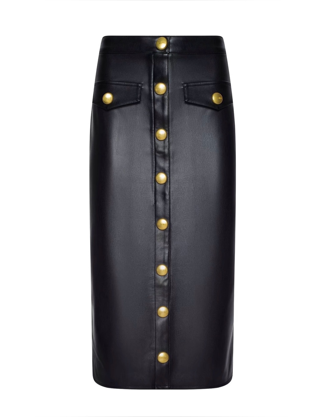 L'AGENCE Milann Vegan Leather Skirt
